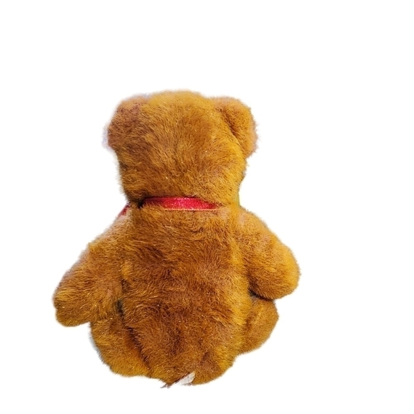 Vtg 1999 Taffybeary TY pinkish purple 14" bear with brown tips big nose unique - Picture 4 of 13